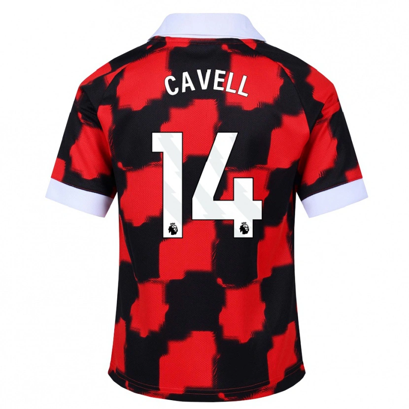 Danxen Damen Tarrell Cavell #14 Rot Weiß Schwarz Auswärtstrikot Trikot 2026/27 T-Shirt Schweiz