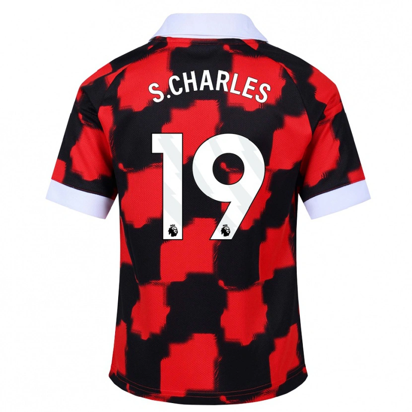 Danxen Damen Shea Charles #19 Rot Weiß Schwarz Auswärtstrikot Trikot 2026/27 T-Shirt Schweiz