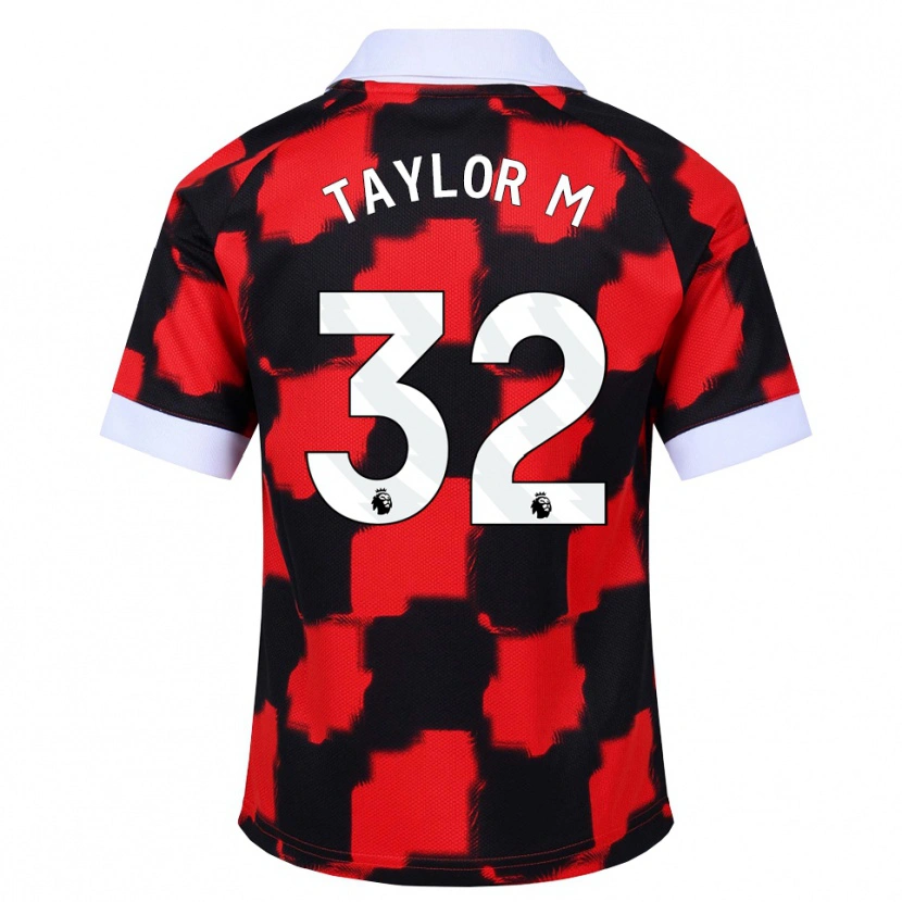 Danxen Damen Belle Taylor-M #32 Rot Weiß Schwarz Auswärtstrikot Trikot 2026/27 T-Shirt Schweiz