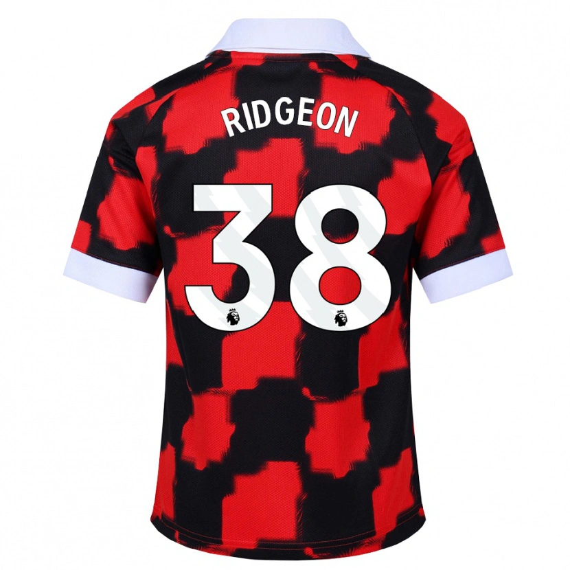 Danxen Damen Seth Ridgeon #38 Rot Weiß Schwarz Auswärtstrikot Trikot 2026/27 T-Shirt Schweiz