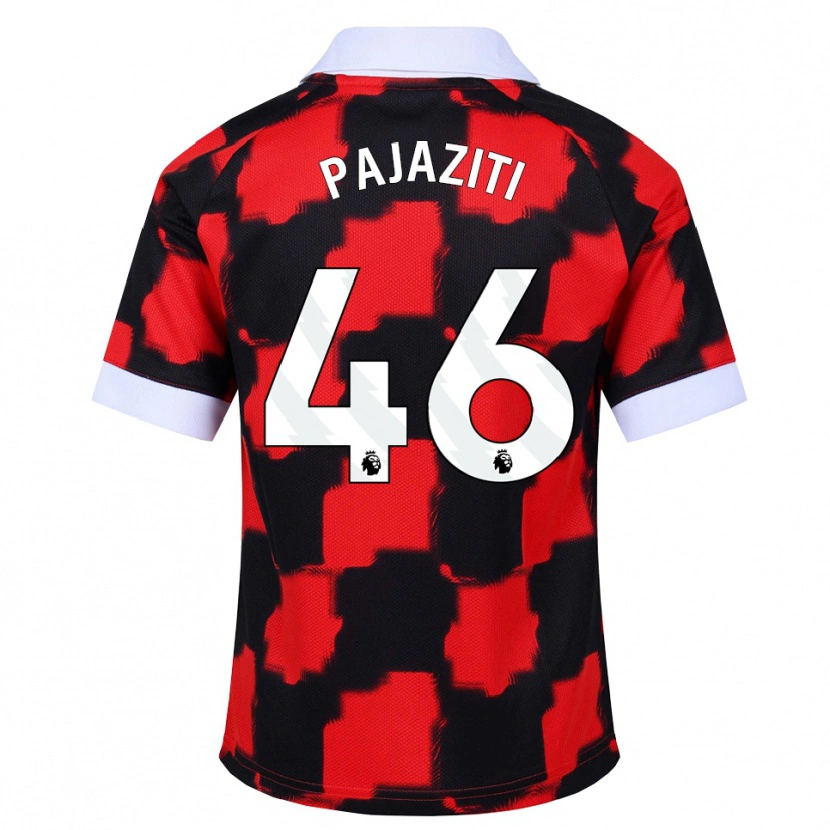 Danxen Damen Adrion Pajaziti #46 Rot Weiß Schwarz Auswärtstrikot Trikot 2026/27 T-Shirt Schweiz