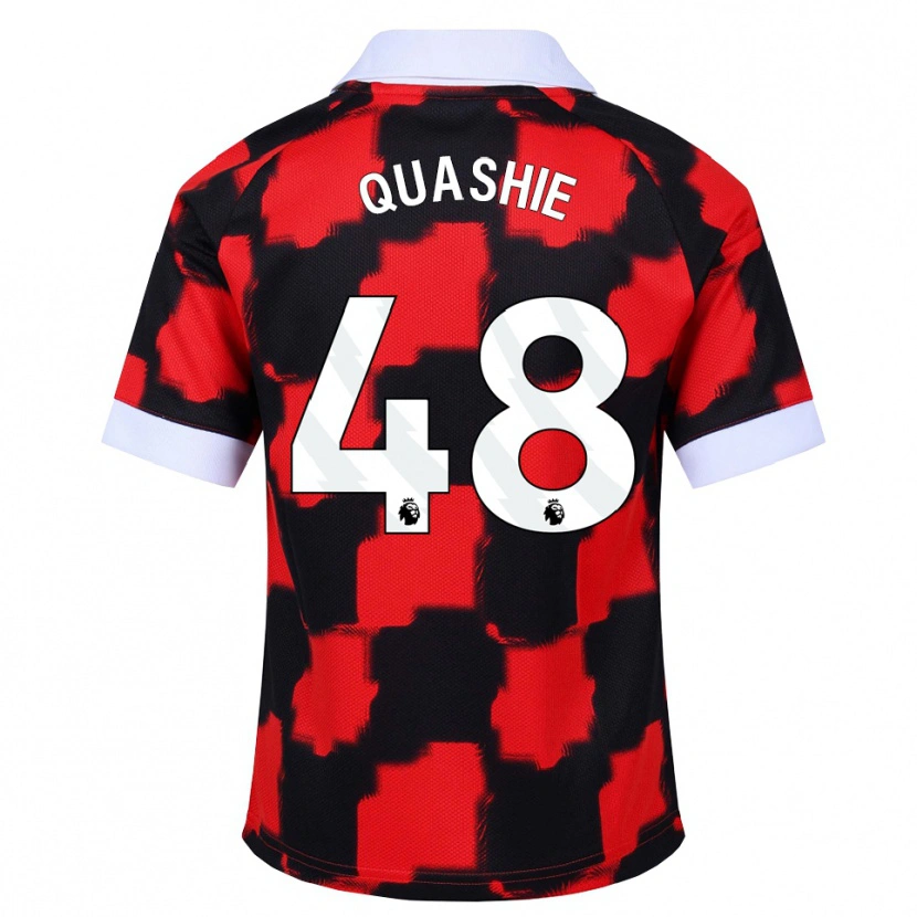 Danxen Damen Jayden Quashie #48 Rot Weiß Schwarz Auswärtstrikot Trikot 2026/27 T-Shirt Schweiz
