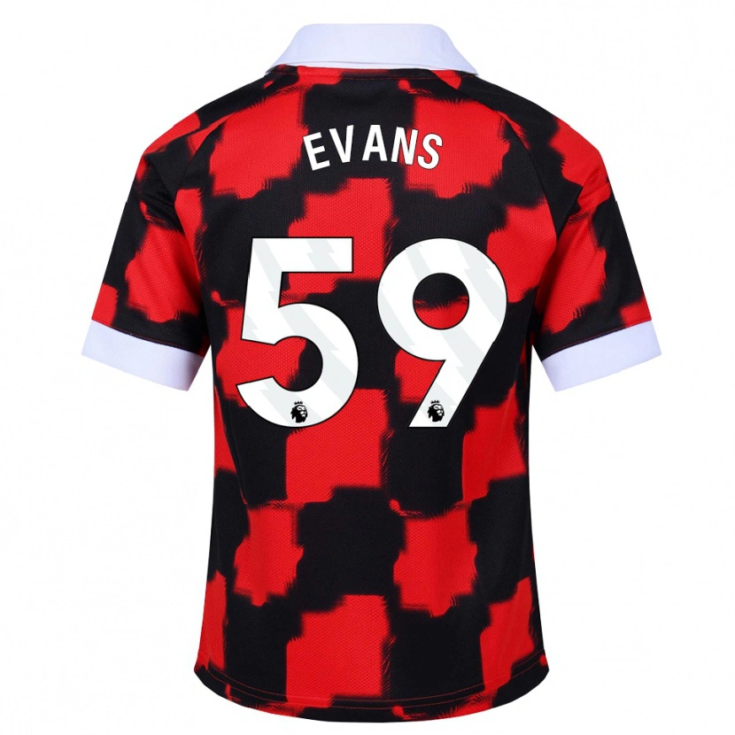 Danxen Damen Aidan Evans #59 Rot Weiß Schwarz Auswärtstrikot Trikot 2026/27 T-Shirt Schweiz