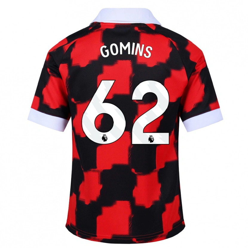 Danxen Damen Markuss Gomins #62 Rot Weiß Schwarz Auswärtstrikot Trikot 2026/27 T-Shirt Schweiz