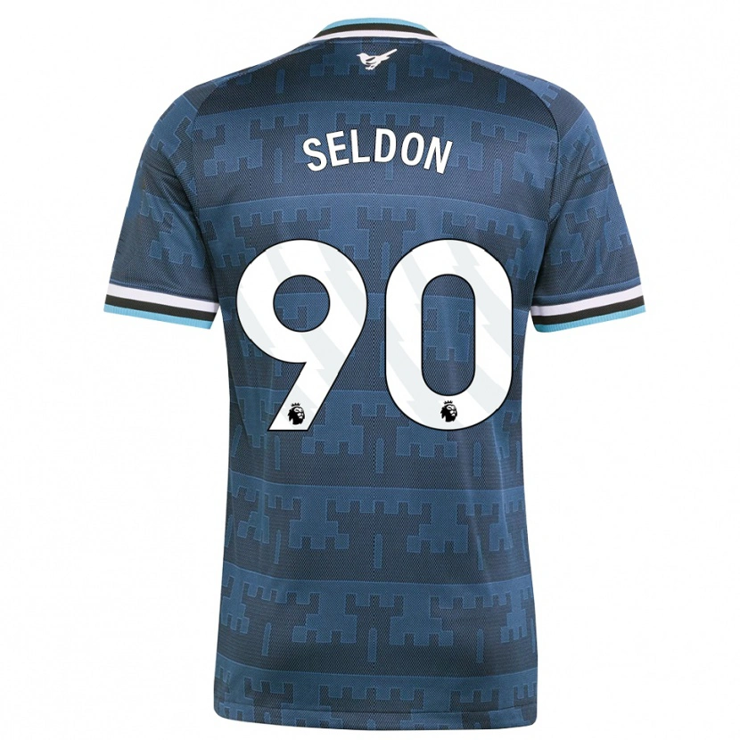 Danxen Damen Alfie Seldon #90 Gelb Schwarz Blau Auswärtstrikot Trikot 2026/27 T-Shirt Schweiz