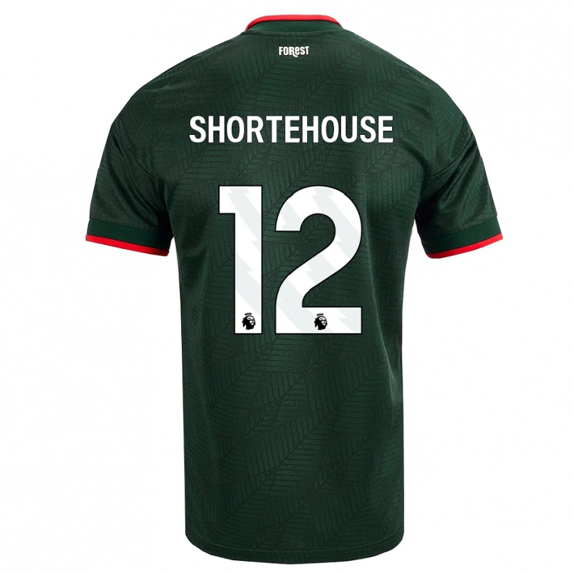 Danxen Damen Michael Shortehouse #12 Dunkelgrün Rot Auswärtstrikot Trikot 2026/27 T-Shirt Schweiz