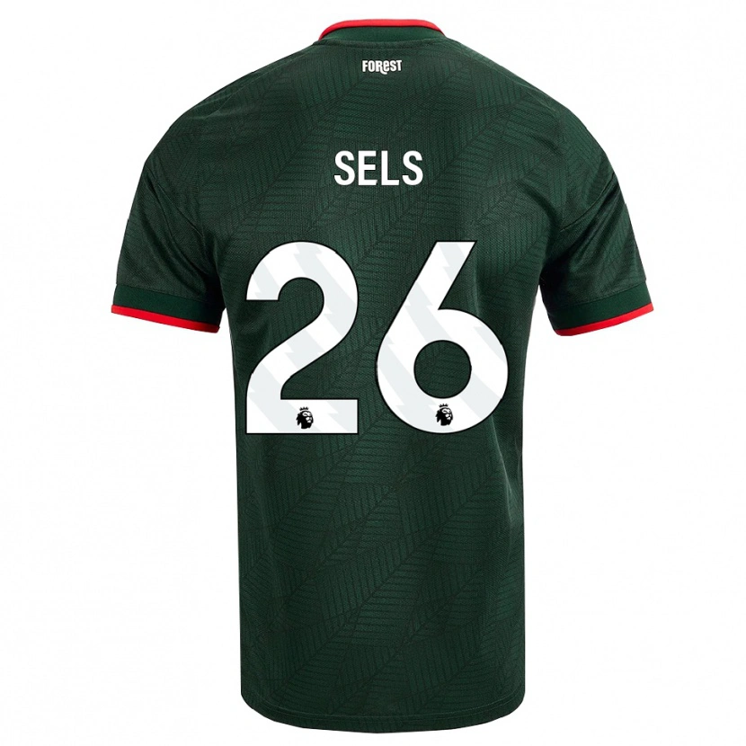 Danxen Damen Matz Sels #26 Dunkelgrün Rot Auswärtstrikot Trikot 2026/27 T-Shirt Schweiz
