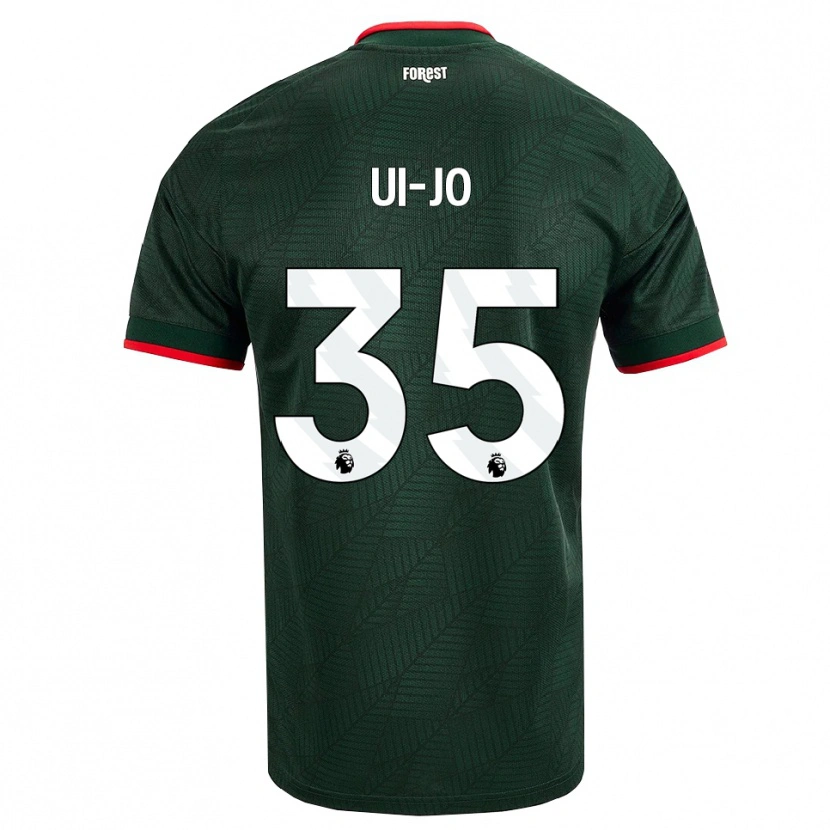 Danxen Damen Ui-Jo Hwang #35 Dunkelgrün Rot Auswärtstrikot Trikot 2026/27 T-Shirt Schweiz