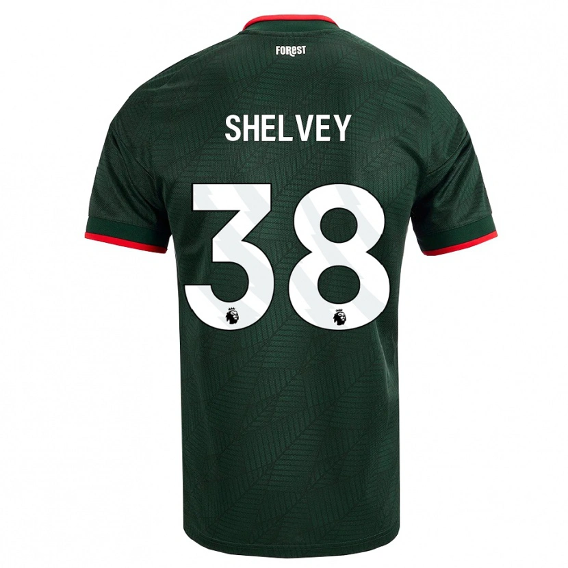 Danxen Damen George Shelvey #38 Dunkelgrün Rot Auswärtstrikot Trikot 2026/27 T-Shirt Schweiz