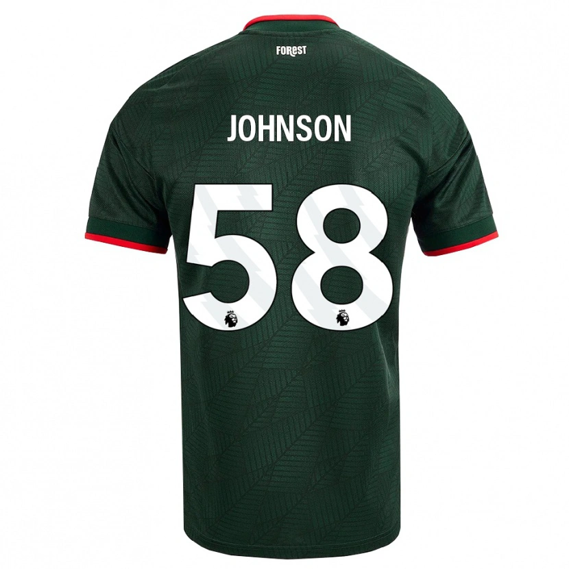 Danxen Damen Pharrell Johnson #58 Dunkelgrün Rot Auswärtstrikot Trikot 2026/27 T-Shirt Schweiz