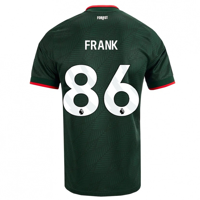 Danxen Damen Frank Djamna #86 Dunkelgrün Rot Auswärtstrikot Trikot 2026/27 T-Shirt Schweiz