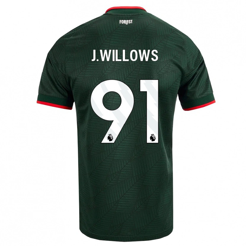 Danxen Damen Jordan Willows #91 Dunkelgrün Rot Auswärtstrikot Trikot 2026/27 T-Shirt Schweiz
