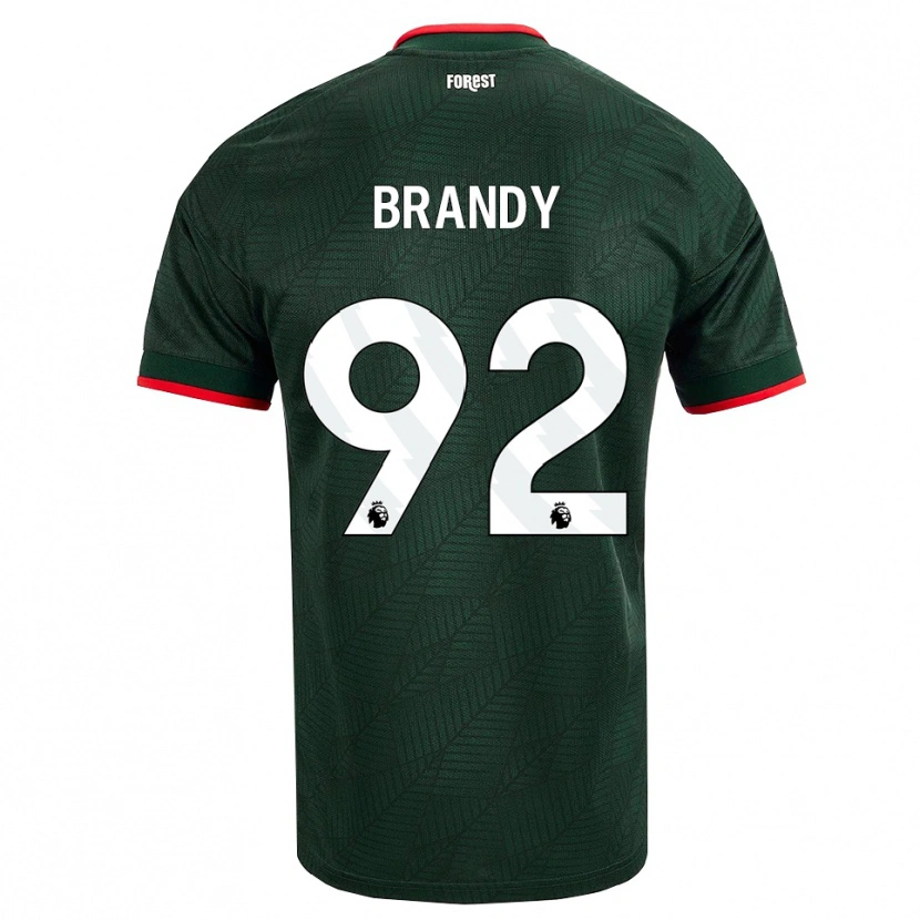 Danxen Damen Taeneal Brandy #92 Dunkelgrün Rot Auswärtstrikot Trikot 2026/27 T-Shirt Schweiz