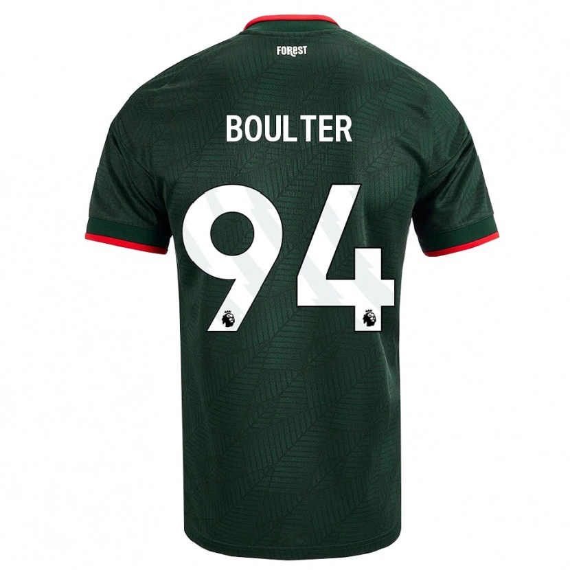 Danxen Damen Evan Boulter #94 Dunkelgrün Rot Auswärtstrikot Trikot 2026/27 T-Shirt Schweiz
