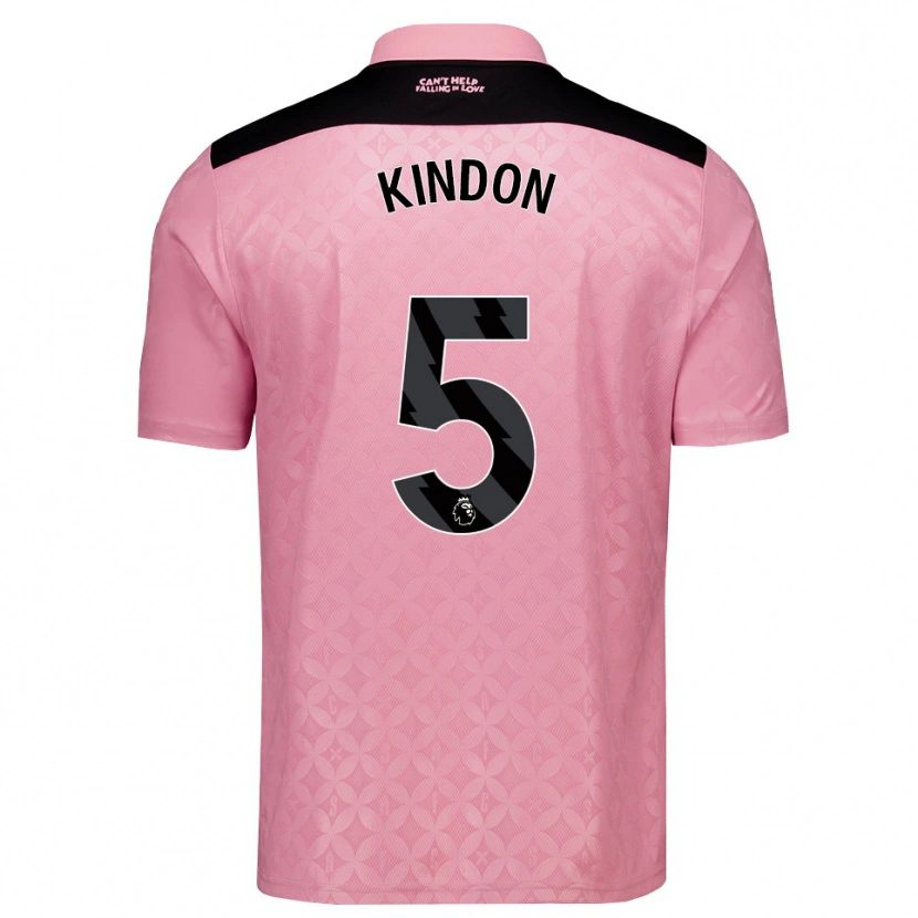 Danxen Damen Ben Kindon #5 Hellrosa Schwarz Auswärtstrikot Trikot 2026/27 T-Shirt Schweiz
