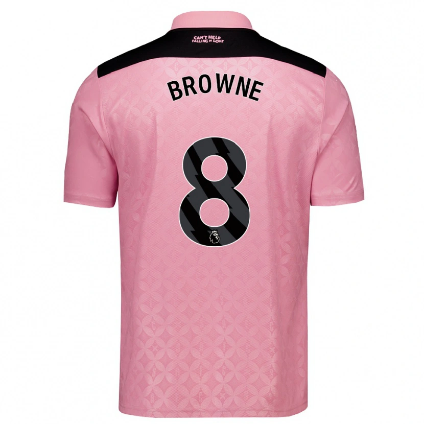 Danxen Damen Alan Browne #8 Hellrosa Schwarz Auswärtstrikot Trikot 2026/27 T-Shirt Schweiz