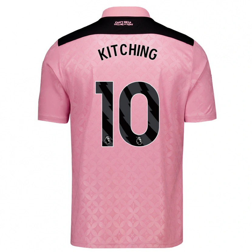 Danxen Damen Katie Kitching #10 Hellrosa Schwarz Auswärtstrikot Trikot 2026/27 T-Shirt Schweiz