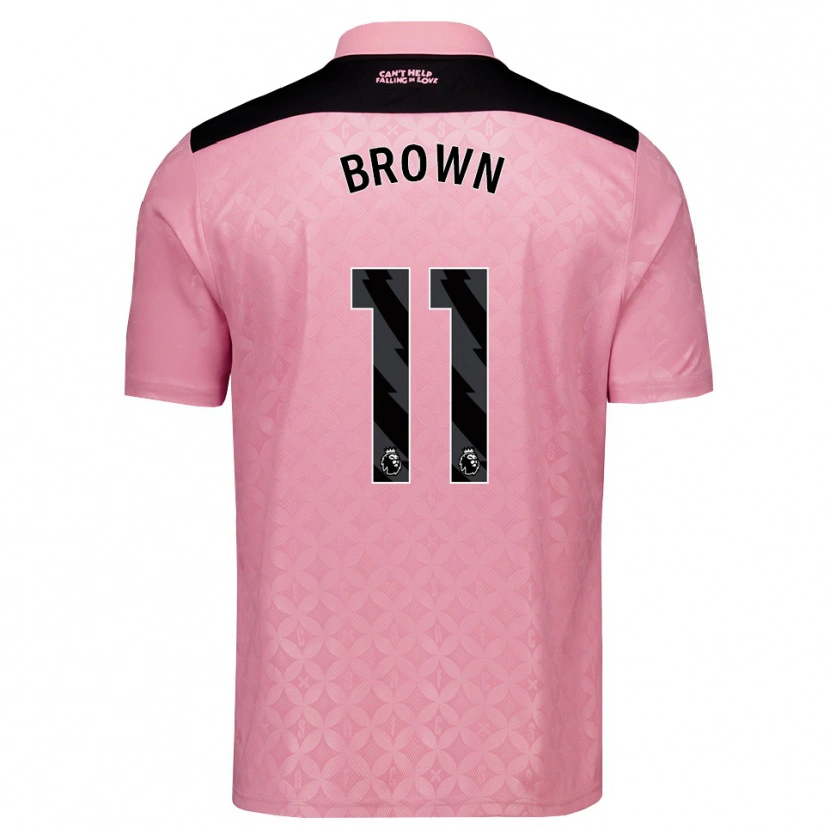 Danxen Damen Jessica Brown #11 Hellrosa Schwarz Auswärtstrikot Trikot 2026/27 T-Shirt Schweiz