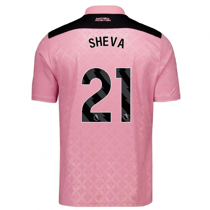 Danxen Damen Marissa Sheva #21 Hellrosa Schwarz Auswärtstrikot Trikot 2026/27 T-Shirt Schweiz