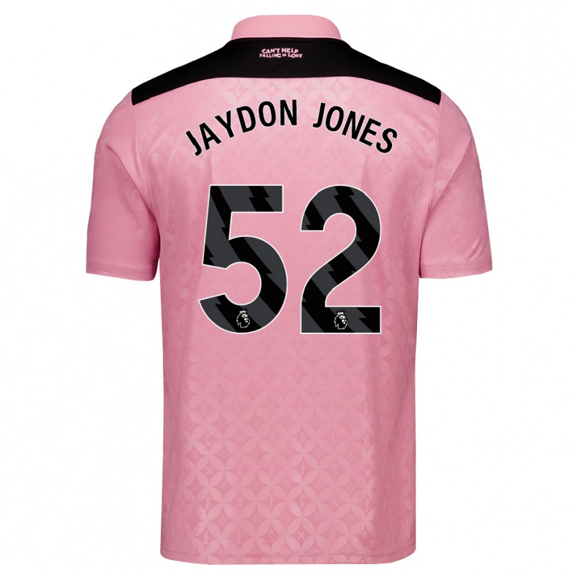 Danxen Damen Jaydon Jones #52 Hellrosa Schwarz Auswärtstrikot Trikot 2026/27 T-Shirt Schweiz