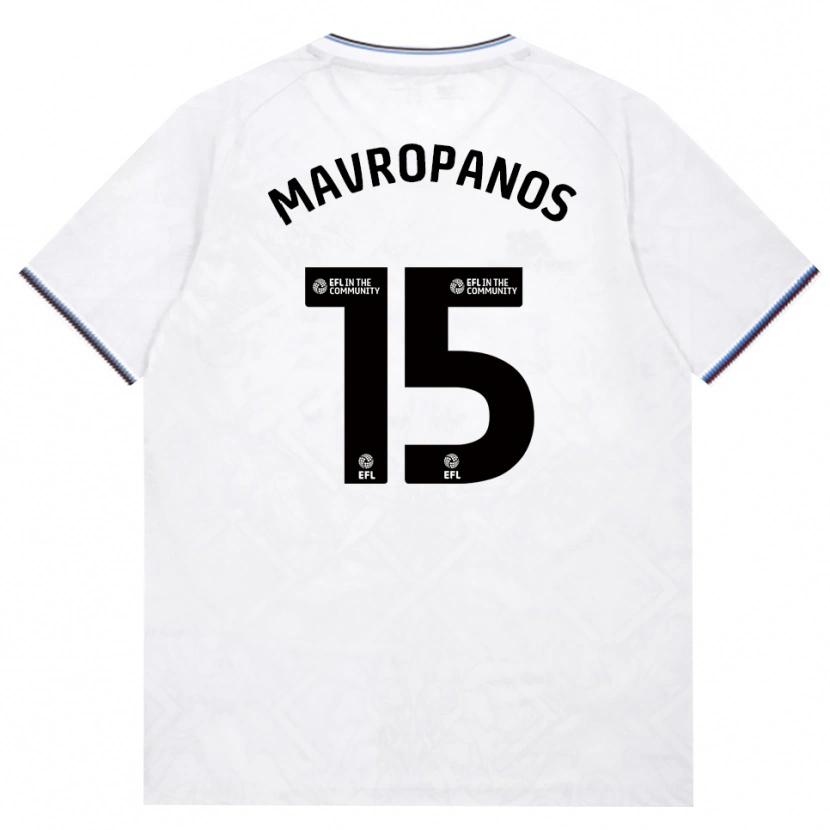 Danxen Damen Konstantinos Mavropanos #15 Burgund Weiß Auswärtstrikot Trikot 2026/27 T-Shirt Schweiz