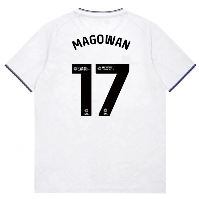 Danxen Damen Zak Magowan #17 Burgund Weiß Auswärtstrikot Trikot 2026/27 T-Shirt Schweiz