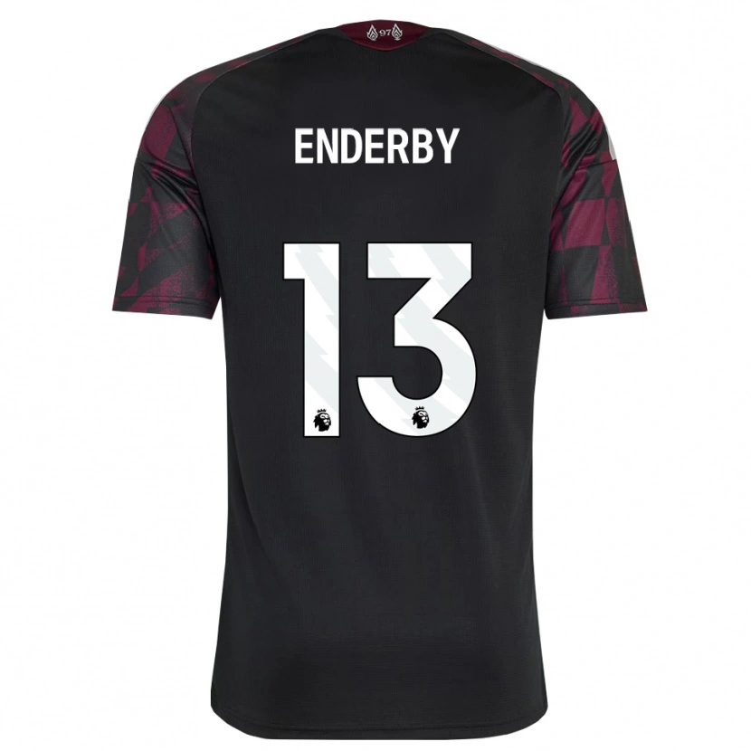 Danxen Damen Mia Enderby #13 Schwarz Weiß Violett Ausweichtrikot Trikot 2026/27 T-Shirt Schweiz