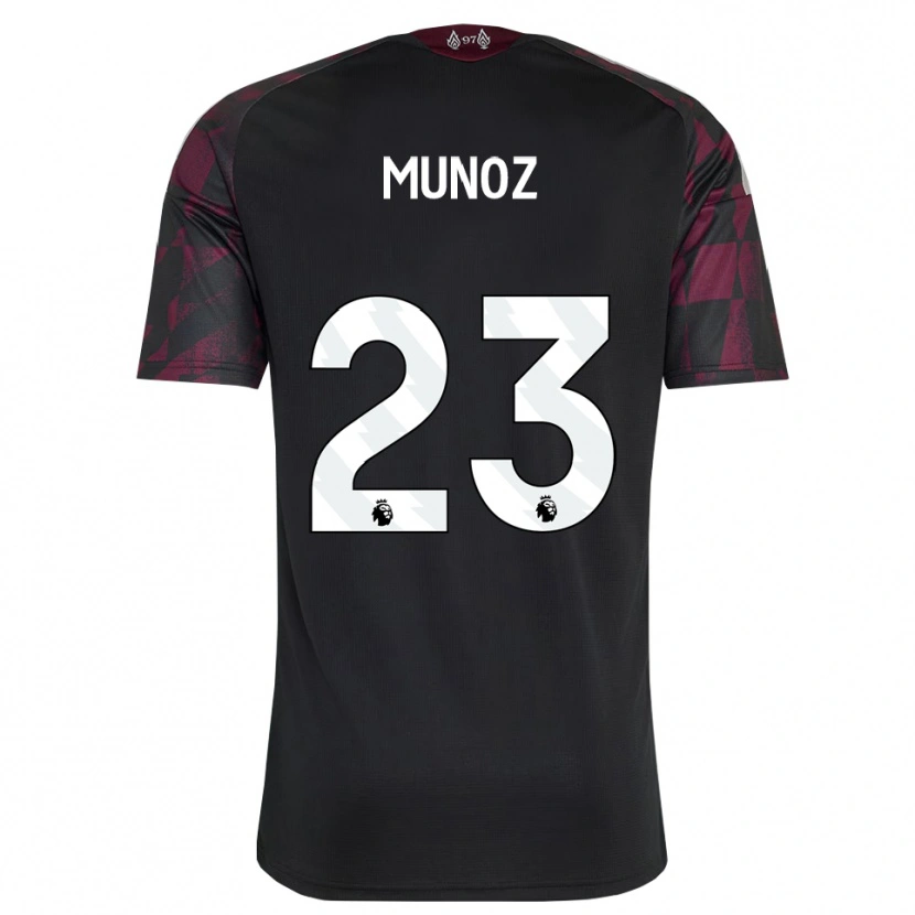 Danxen Damen Víctor Muñoz #23 Schwarz Weiß Violett Ausweichtrikot Trikot 2026/27 T-Shirt Schweiz