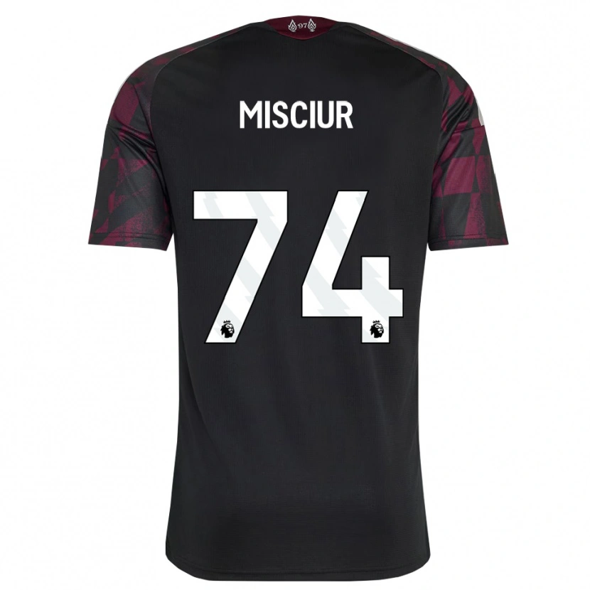 Danxen Damen Kornel Misciur #74 Schwarz Weiß Violett Ausweichtrikot Trikot 2026/27 T-Shirt Schweiz