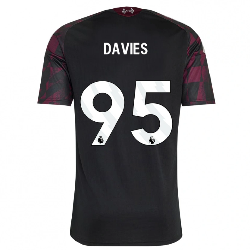 Danxen Damen Harvey Davies #95 Schwarz Weiß Violett Ausweichtrikot Trikot 2026/27 T-Shirt Schweiz