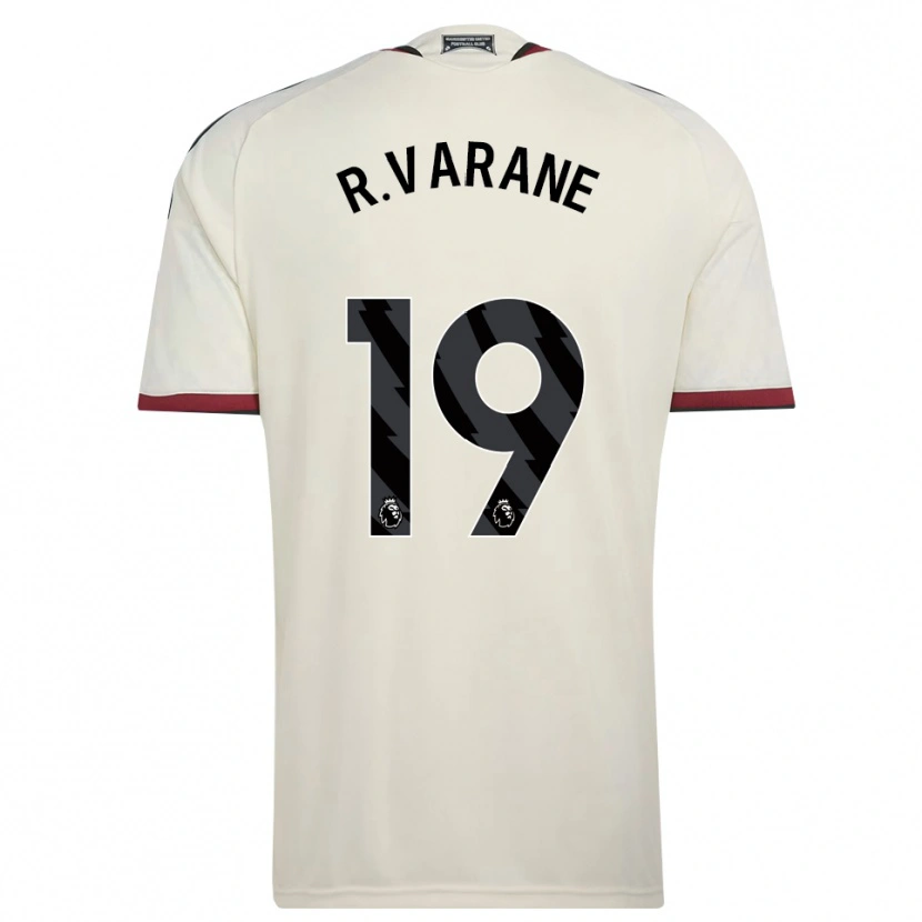 Danxen Damen Raphael Varane #19 Beige Schwarz Rot Ausweichtrikot Trikot 2026/27 T-Shirt Schweiz