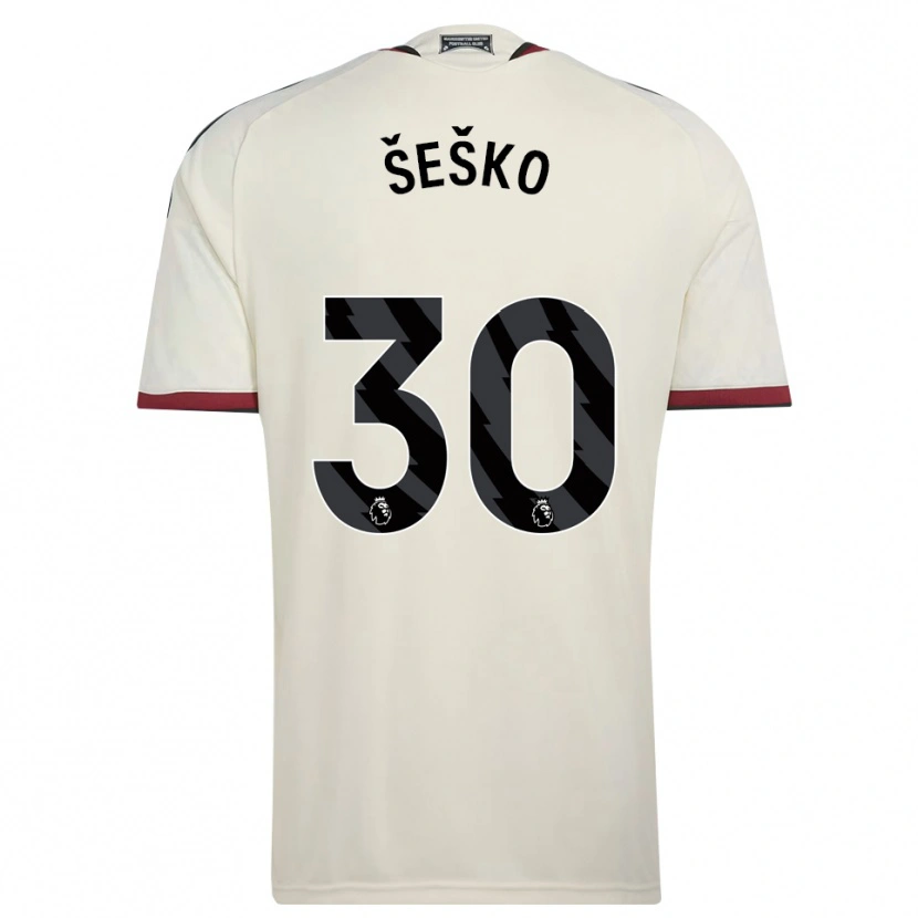 Danxen Damen Benjamin Sesko #30 Beige Schwarz Rot Ausweichtrikot Trikot 2026/27 T-Shirt Schweiz