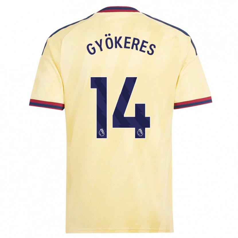 Danxen Damen Viktor Gyökeres #14 Hell Gelb Mitternachtsblau Ausweichtrikot Trikot 2026/27 T-Shirt Schweiz