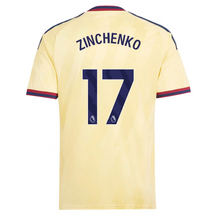 Danxen Damen Oleksandr Zinchenko #17 Hell Gelb Mitternachtsblau Ausweichtrikot Trikot 2026/27 T-Shirt Schweiz