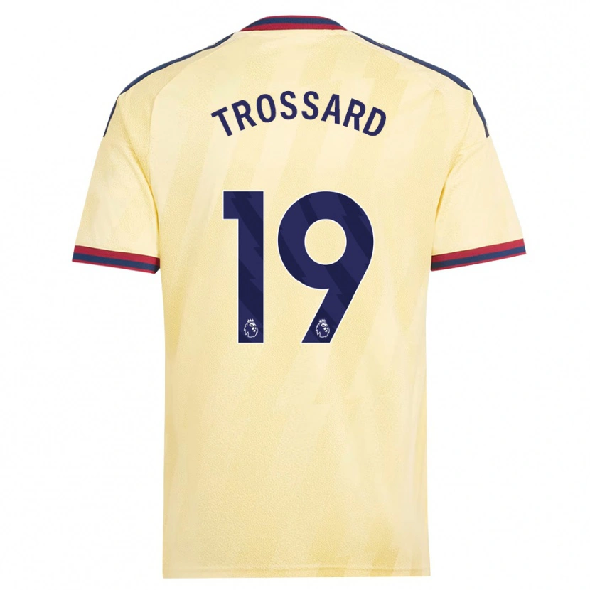 Danxen Damen Leandro Trossard #19 Hell Gelb Mitternachtsblau Ausweichtrikot Trikot 2026/27 T-Shirt Schweiz