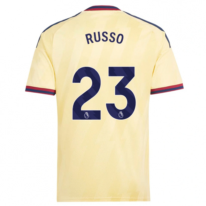 Danxen Damen Alessia Russo #23 Hell Gelb Mitternachtsblau Ausweichtrikot Trikot 2026/27 T-Shirt Schweiz