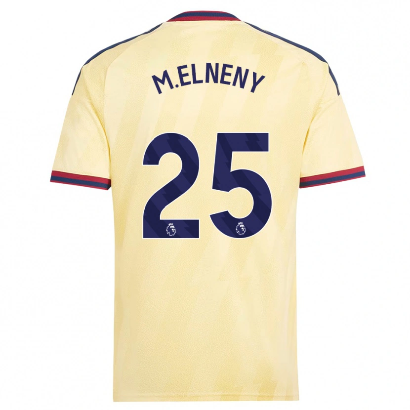 Danxen Damen Mohamed Elneny #25 Hell Gelb Mitternachtsblau Ausweichtrikot Trikot 2026/27 T-Shirt Schweiz