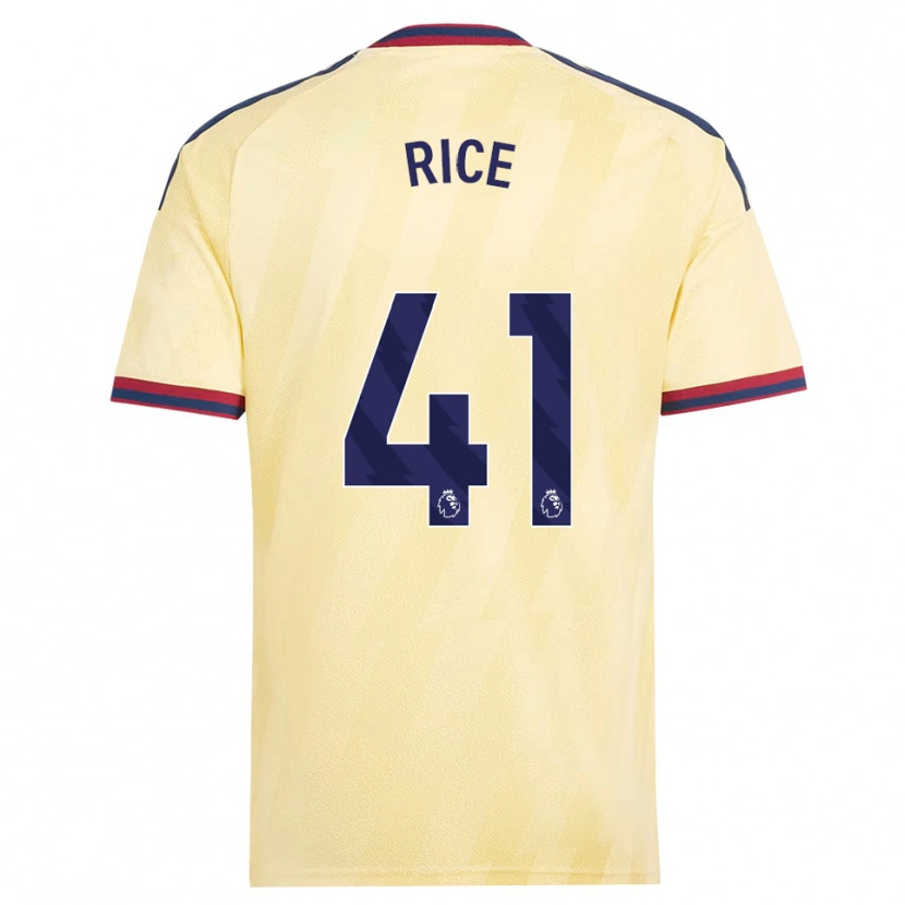 Danxen Damen Declan Rice #41 Hell Gelb Mitternachtsblau Ausweichtrikot Trikot 2026/27 T-Shirt Schweiz