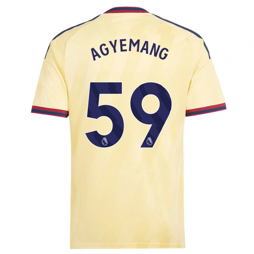Danxen Damen Michelle Agyemang #59 Hell Gelb Mitternachtsblau Ausweichtrikot Trikot 2026/27 T-Shirt Schweiz