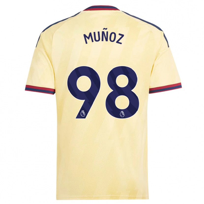 Danxen Damen Luis Muñoz #98 Hell Gelb Mitternachtsblau Ausweichtrikot Trikot 2026/27 T-Shirt Schweiz