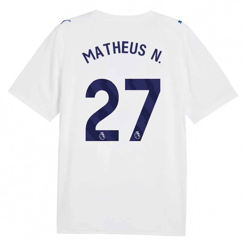 Danxen Damen Matheus Nunes #27 Marineweiß Ausweichtrikot Trikot 2026/27 T-Shirt Schweiz