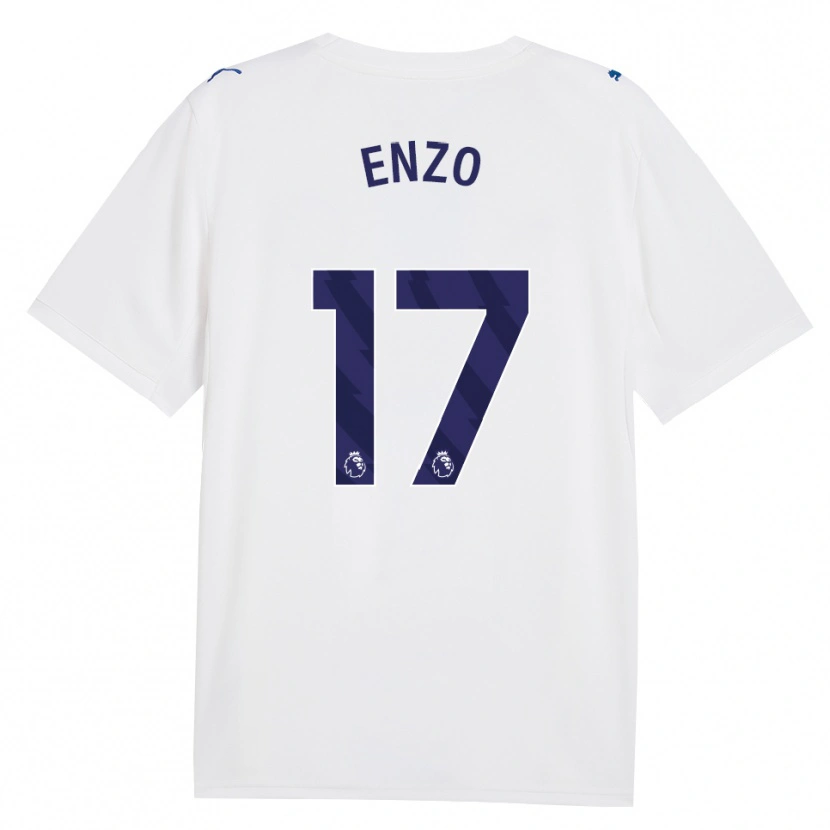 Danxen Damen Enzo Fernández #17 Marineweiß Ausweichtrikot Trikot 2026/27 T-Shirt Schweiz