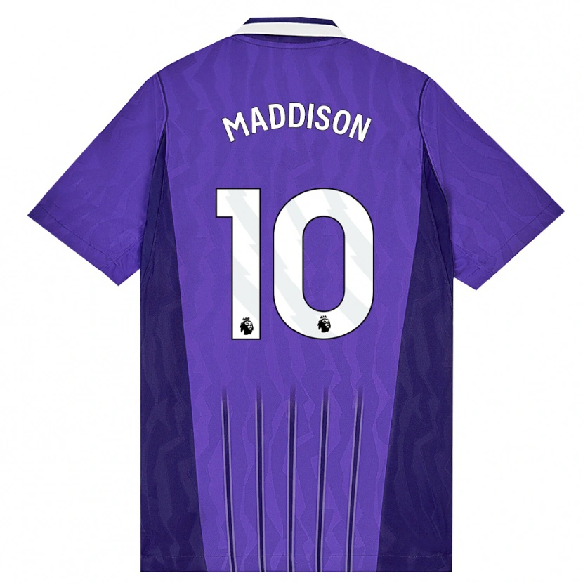Danxen Damen James Maddison #10 Violett Weiß Ausweichtrikot Trikot 2026/27 T-Shirt Schweiz