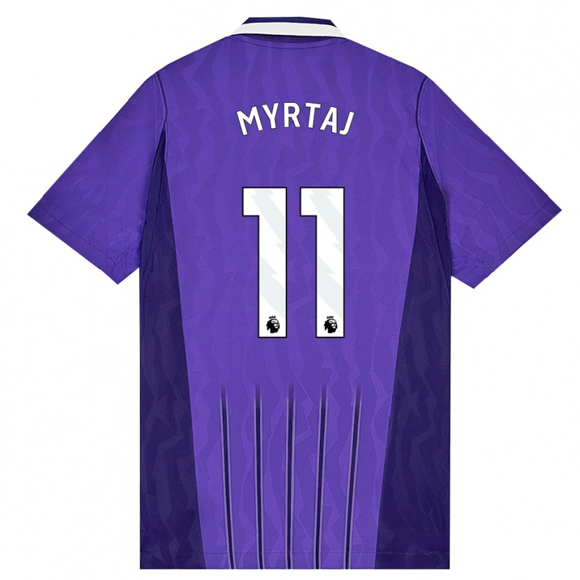 Danxen Damen Leon Myrtaj #11 Violett Weiß Ausweichtrikot Trikot 2026/27 T-Shirt Schweiz