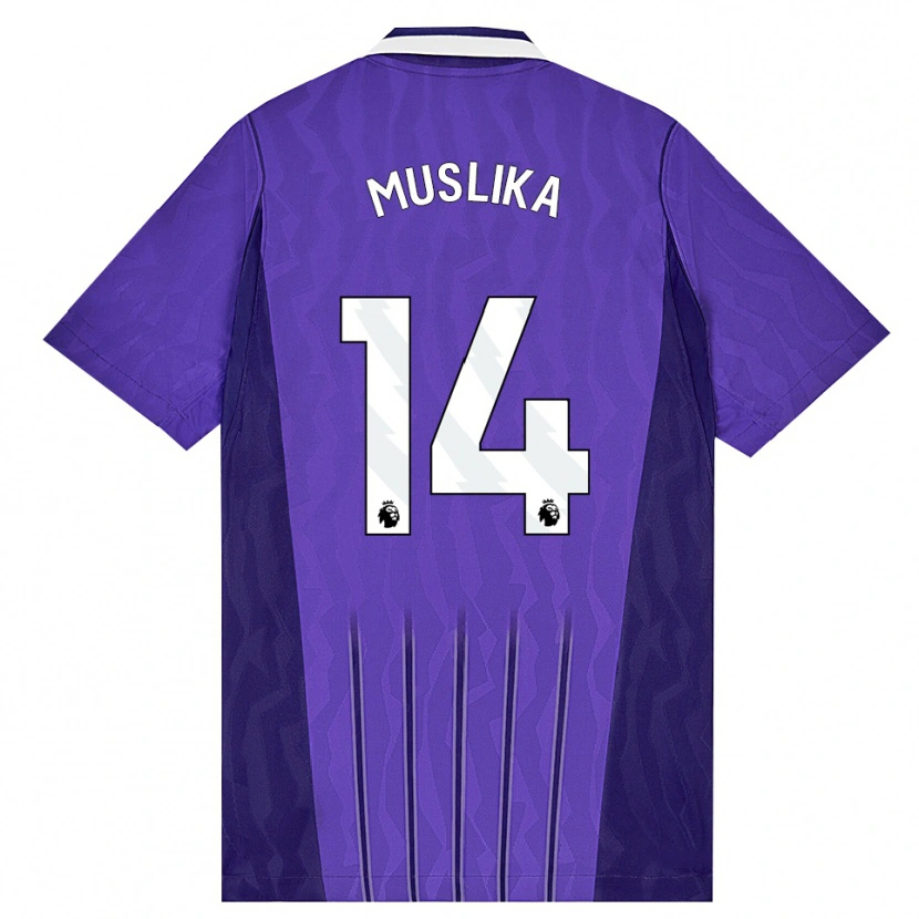 Danxen Damen Armend Muslika #14 Violett Weiß Ausweichtrikot Trikot 2026/27 T-Shirt Schweiz