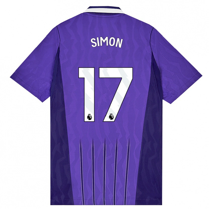Danxen Damen Kyah Simon #17 Violett Weiß Ausweichtrikot Trikot 2026/27 T-Shirt Schweiz