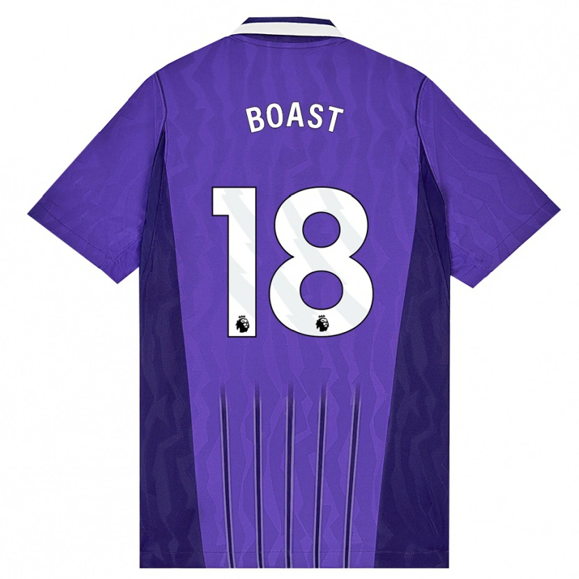 Danxen Damen Oliver Boast #18 Violett Weiß Ausweichtrikot Trikot 2026/27 T-Shirt Schweiz