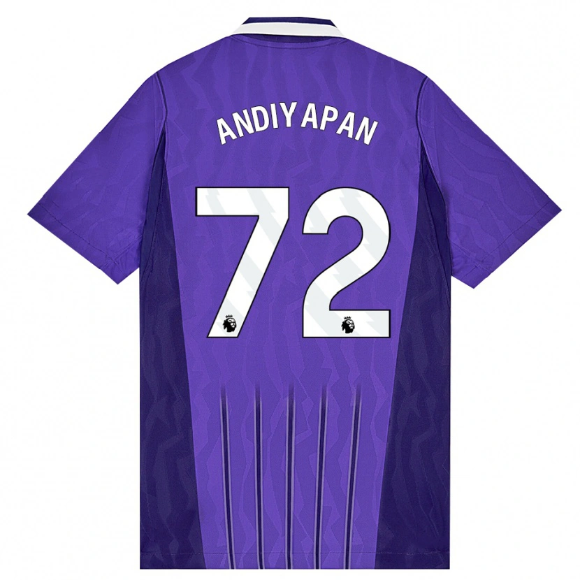 Danxen Damen William Andiyapan #72 Violett Weiß Ausweichtrikot Trikot 2026/27 T-Shirt Schweiz