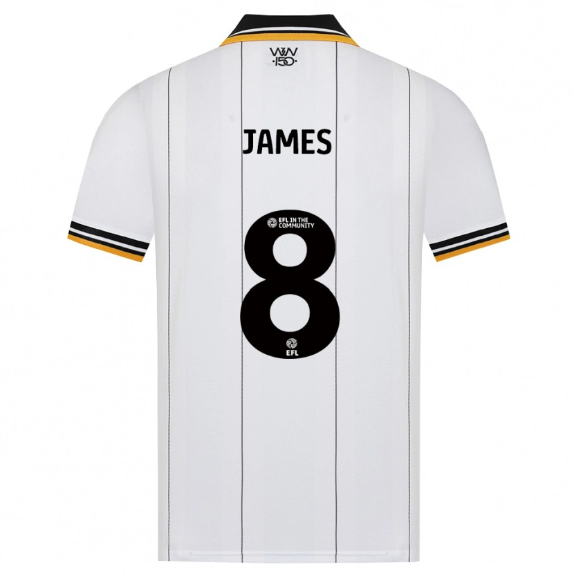 Danxen Damen Jordan James #8 Orange Weiß Schwarz Auswärtstrikot Trikot 2026/27 T-Shirt Schweiz