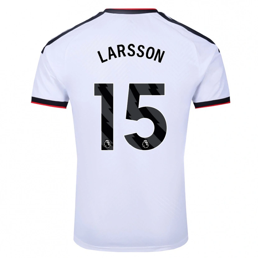 Danxen Damen Hugo Larsson #15 Weiß Schwarz Rot Heimtrikot Trikot 2026/27 T-Shirt Schweiz